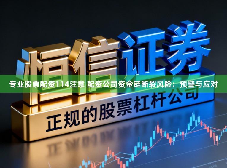 专业股票配资114注意 配资公司资金链断裂风险：预警与应对